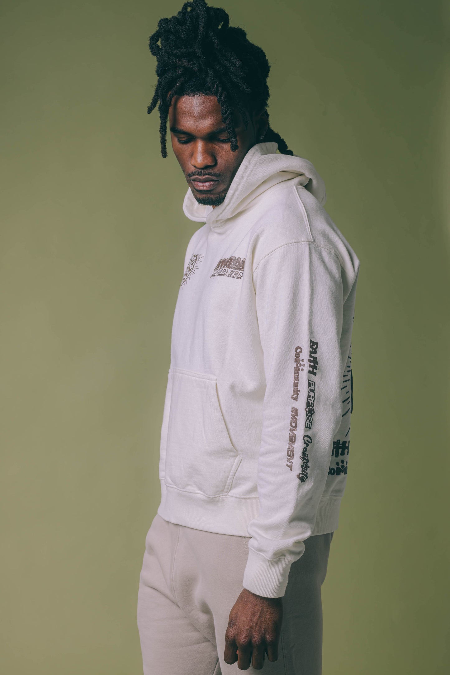 Cream Pivotal Moments Hoodie