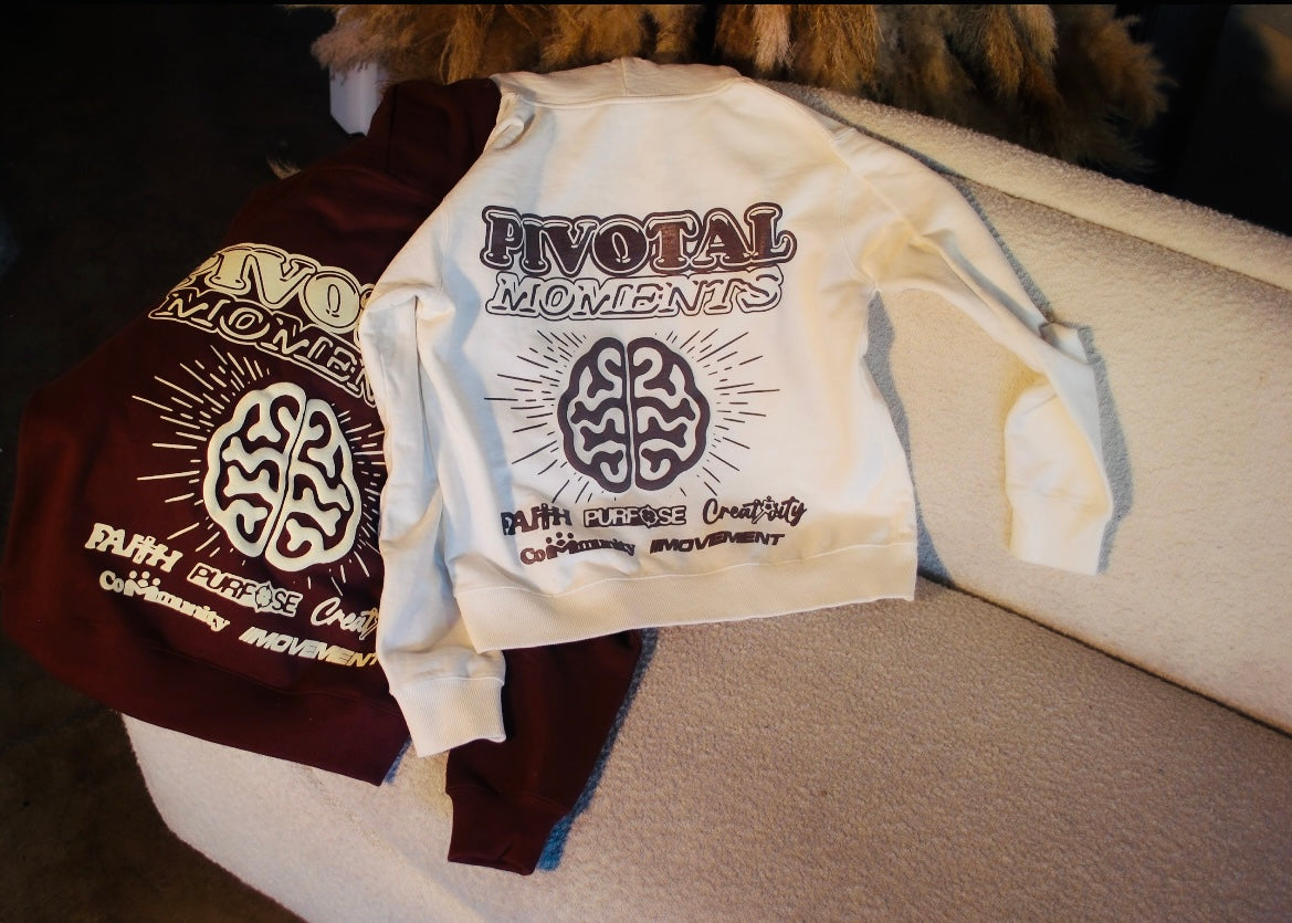 Cream Pivotal Moments Hoodie