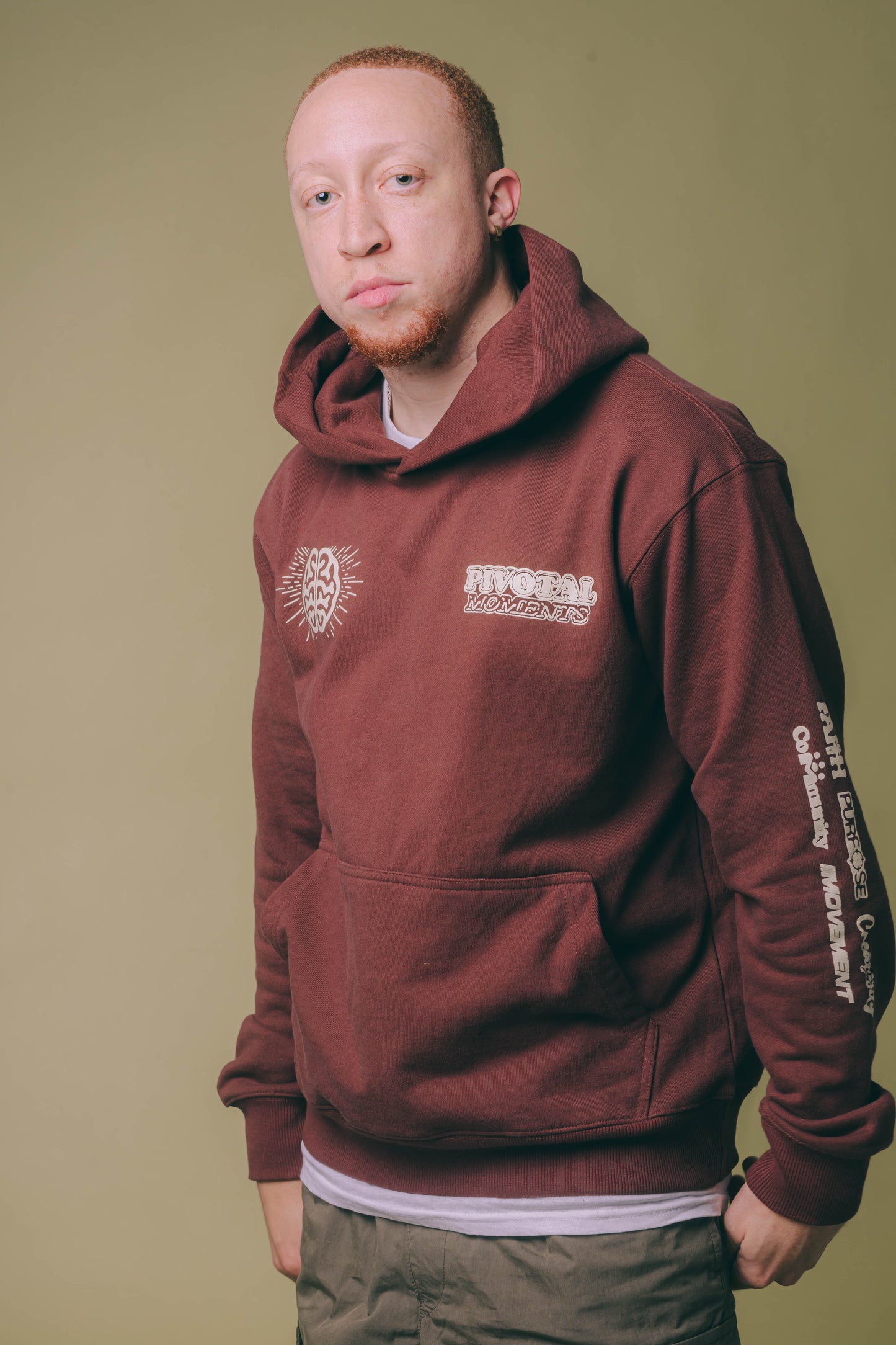 Brown Pivotal Moments Hoodie